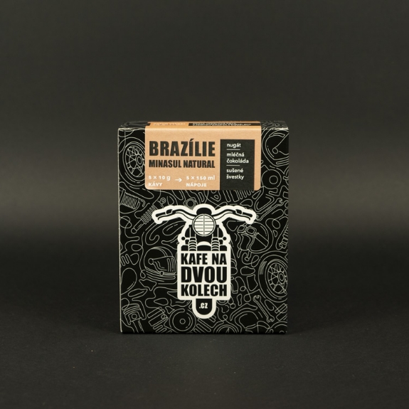 Obrázek Brazílie Minasul Natural - káva v dripbagu 5 ks