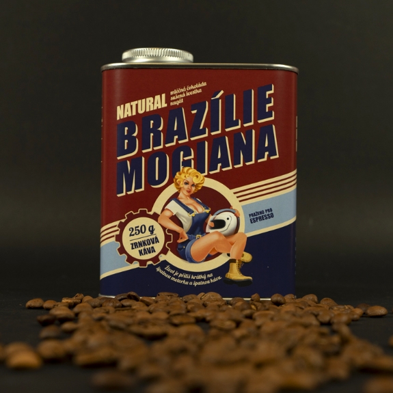 Obrázek Plechovka Brazílie Mogiana Natural - 250 g 