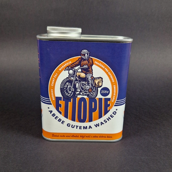 Obrázek Plechovka Etiopie Abebe Gutema Washed - 250 g